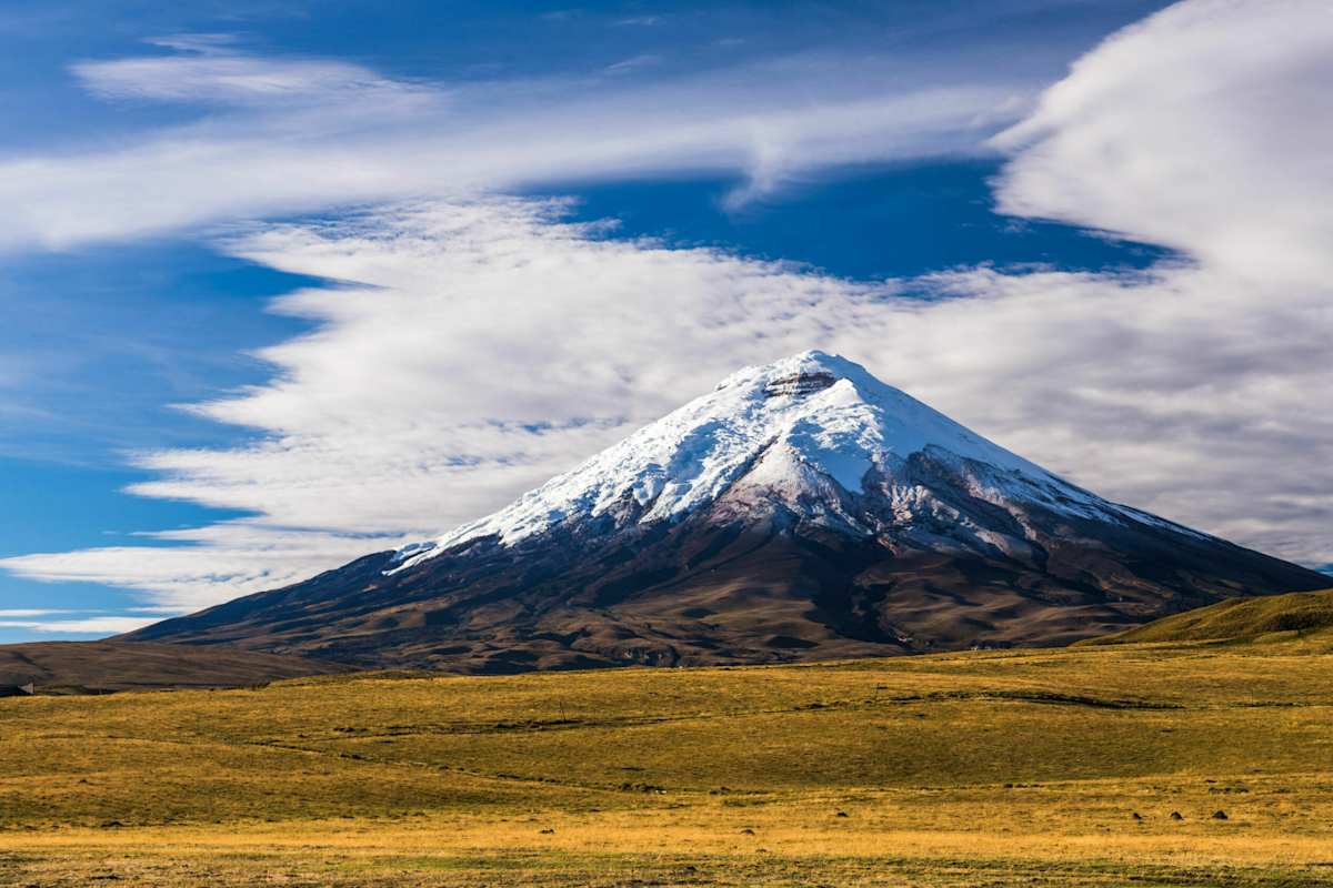 Cotopaxi in den Anden in Ecuador