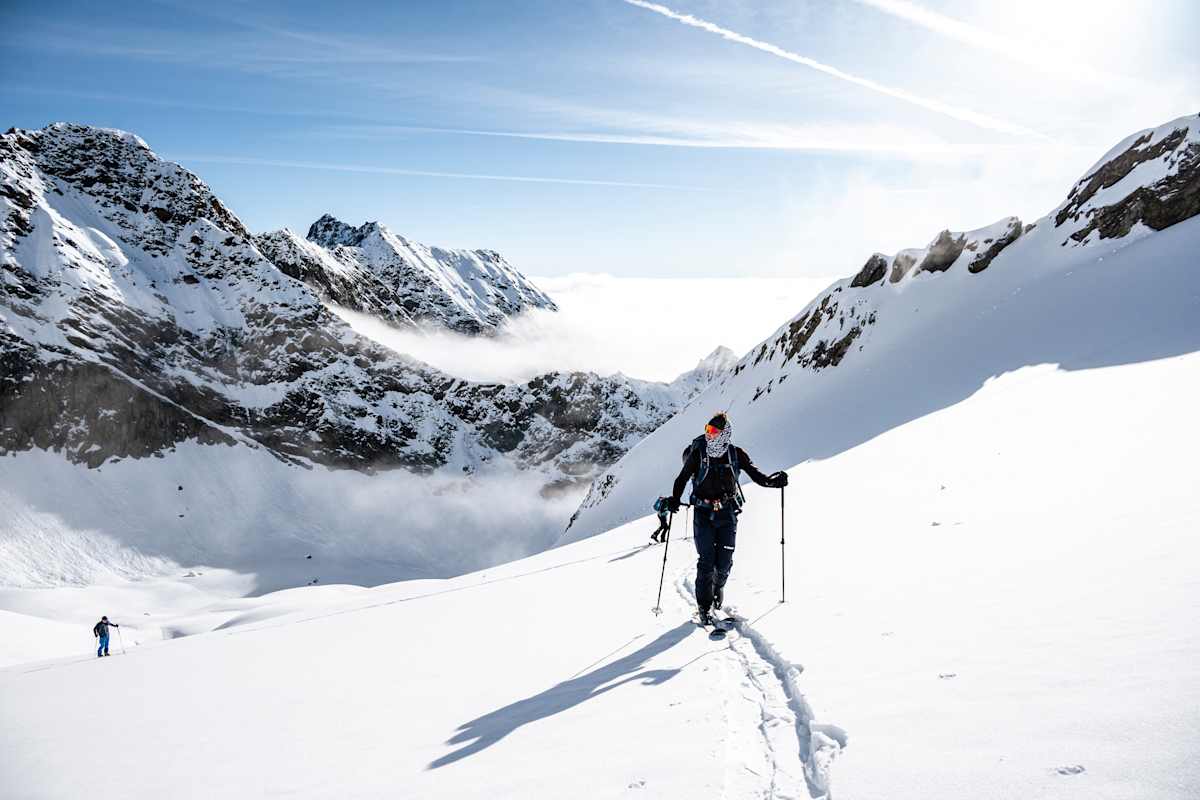 Skitour auf die Hintere Plattenspitze im Stubaital