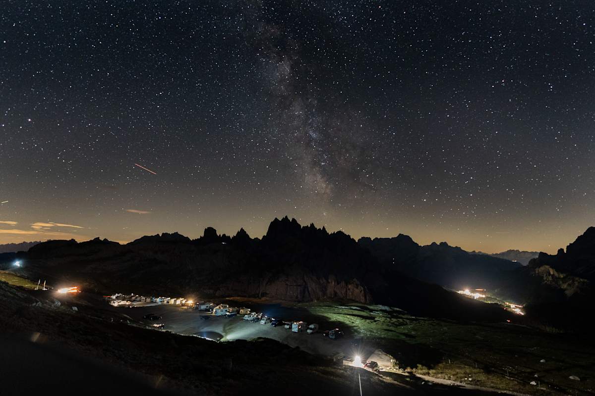 Milchstraße bei der Auronzohütte
