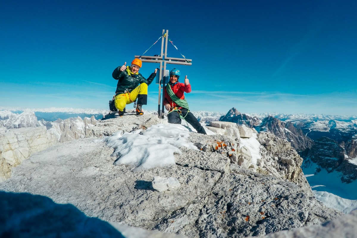 1. Drei Zinnen Traverse Winterbegehung