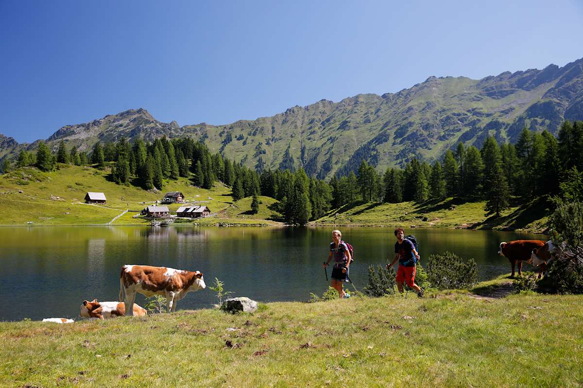 3D-Kartenausschnitt der Wasserwanderung zum Duisitzkarsee in der Steiermark