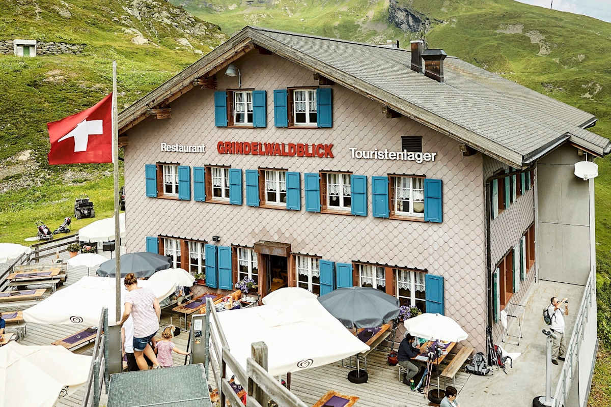 Ein Restaurant auf dem Berg.