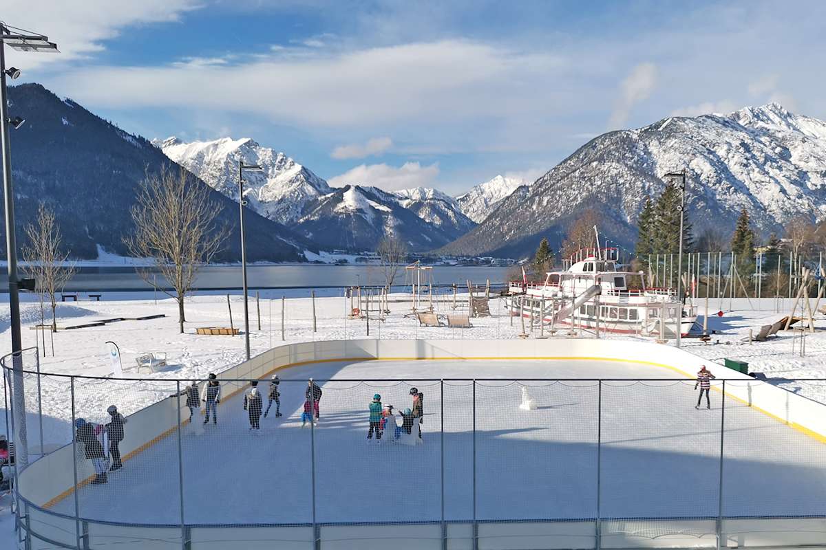 Atoll Achensee, Eislaufen
