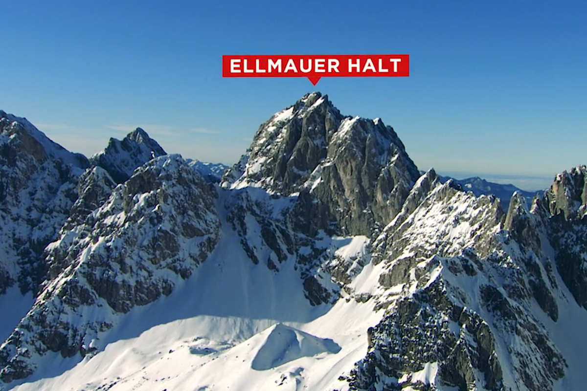 Der Wilde Kaiser mit der Ellmauer Halt