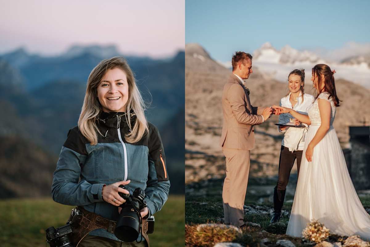 Marlene Brandl, Fotografin und passionierte Bergsportlerin, und Julia von Freie Trauung am Berg haben sich diesem Thema verschrieben und sorgen gemeinsam für eine zauberhafte und unvergessliche Atmosphäre.