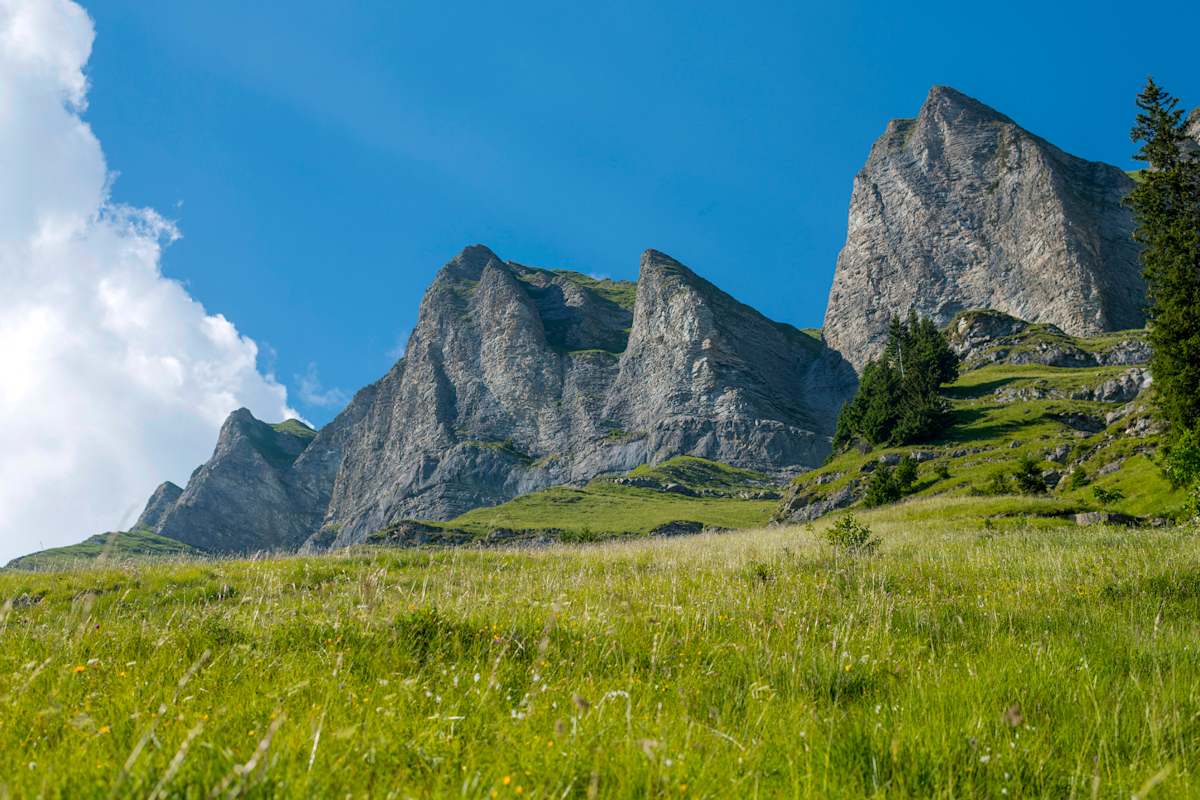 Atemberaubendes Bergpanorama.