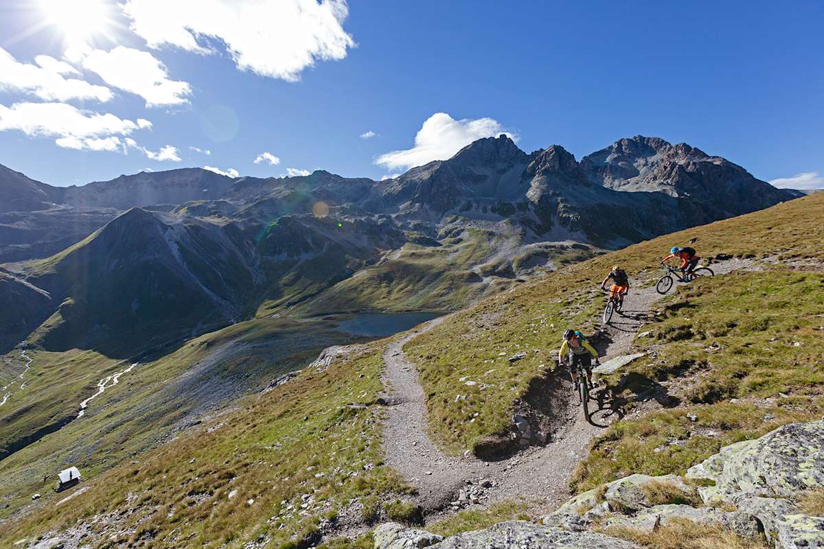 Mountainbike Engadin Schweiz