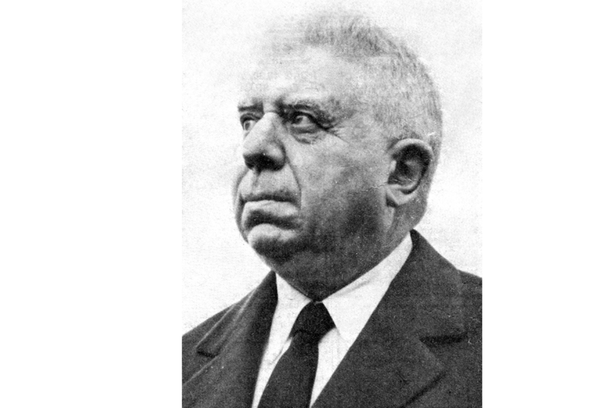 Der italienische Schriftsteller Eugenio Montale