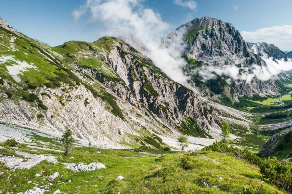Karwendel: Das Falzthurntal mit dem Sonnjoch