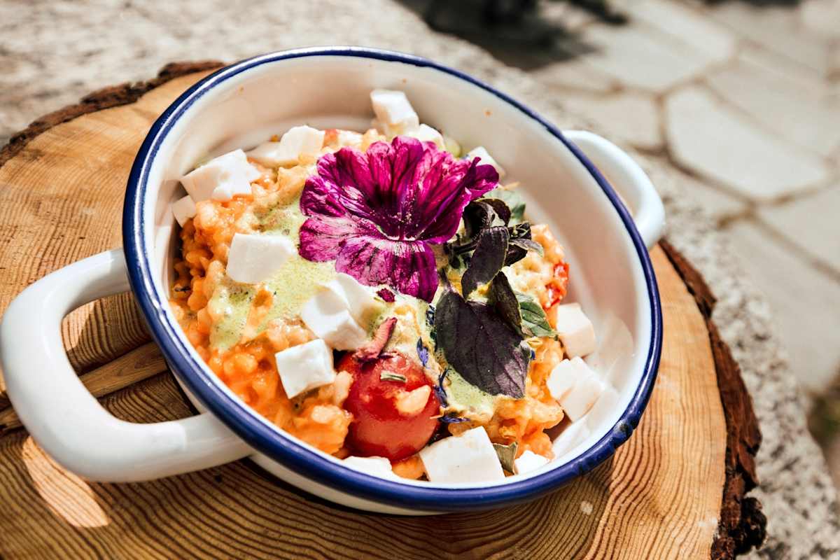 Risotto mit Paradeiser