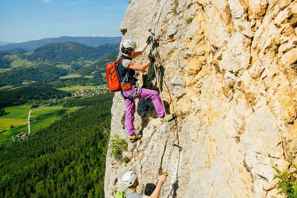 Steile Passagen und eine fantastische Aussicht