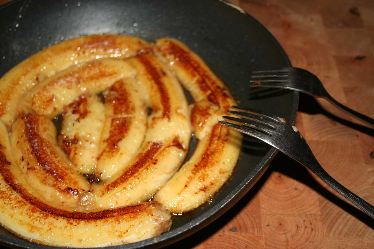 Gebratene Bananen