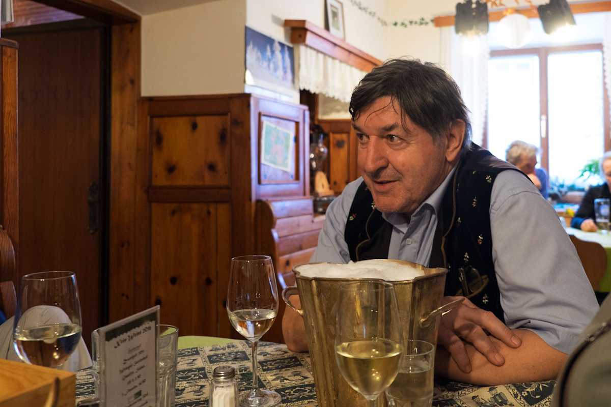 Gesäuse: Ludwig Wolf im Kölblwirt in Johnsbach