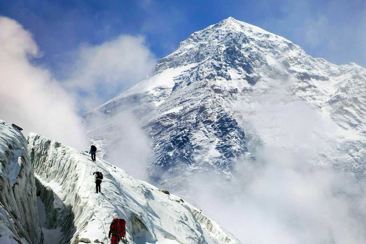 Mount Everest vom Kala Patthar aus betrachtet, Sagarmatha national park