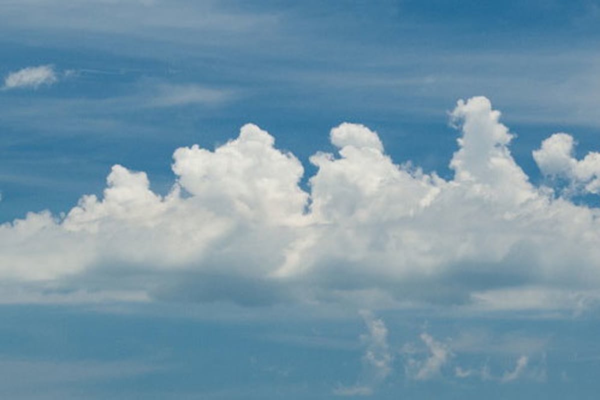Castellanuswolken am Himmel