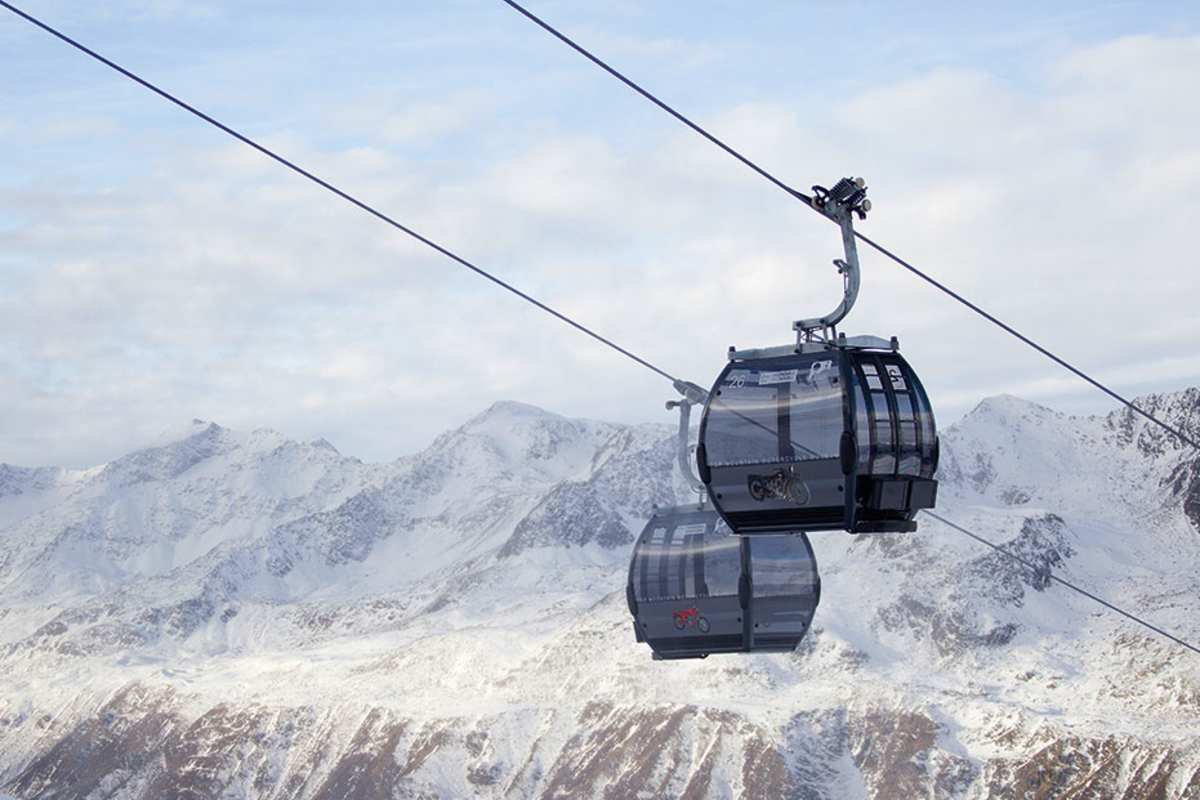 Seilbahn-Fahrzeuge: Gondel