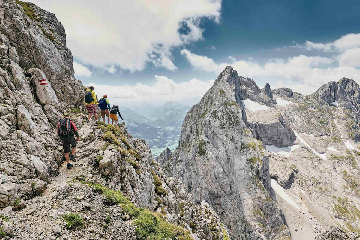 Im Gipfelbereich ist der Grimming durchaus alpin