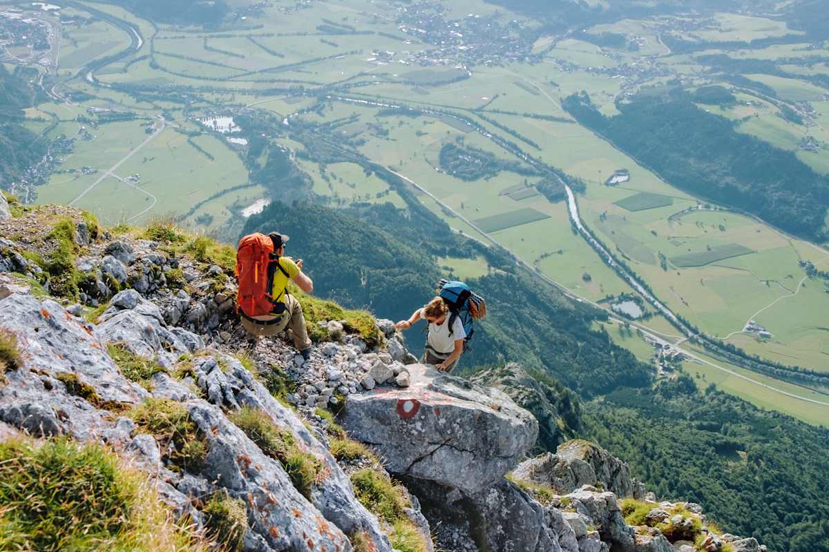 Bergsteiger am Grimming