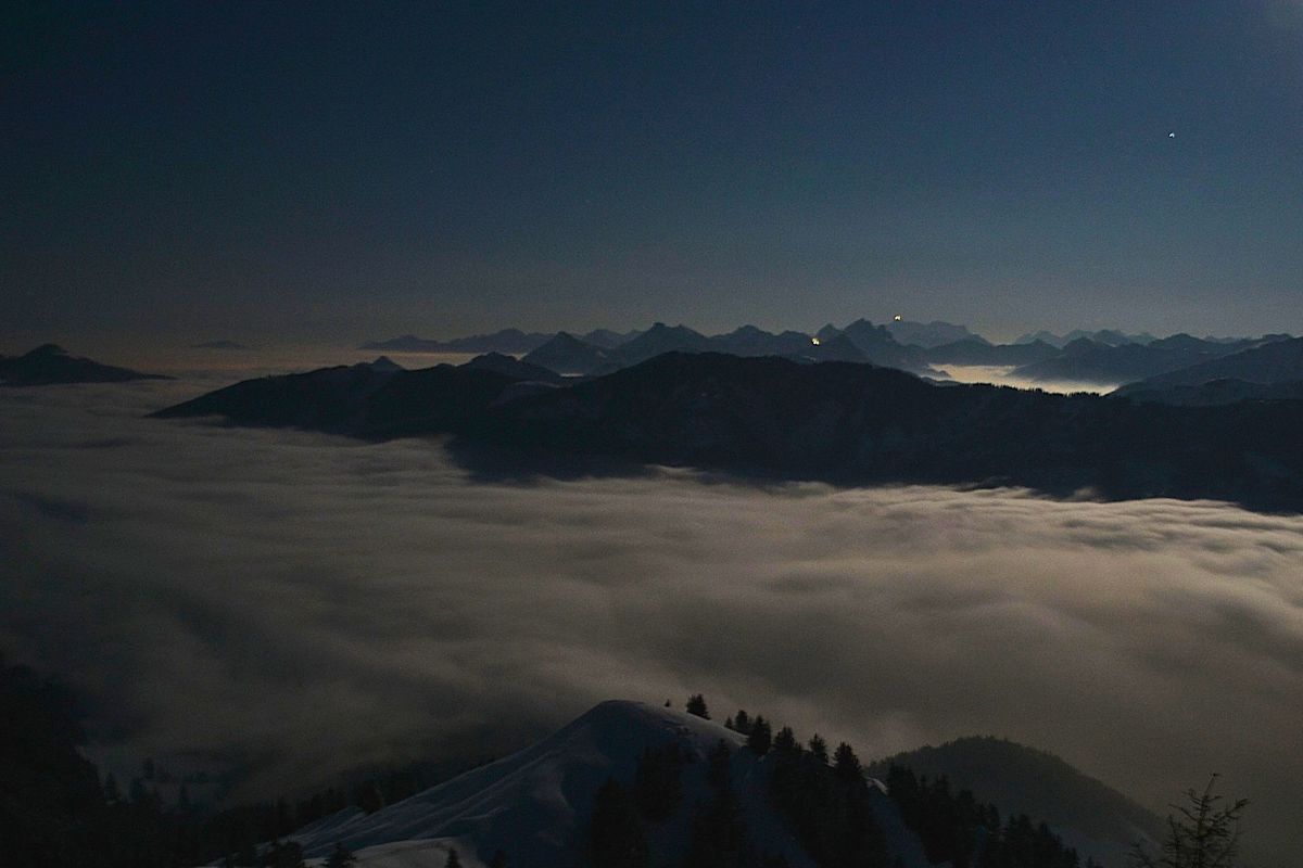 Gipfelblick: Grünten im Allgäu