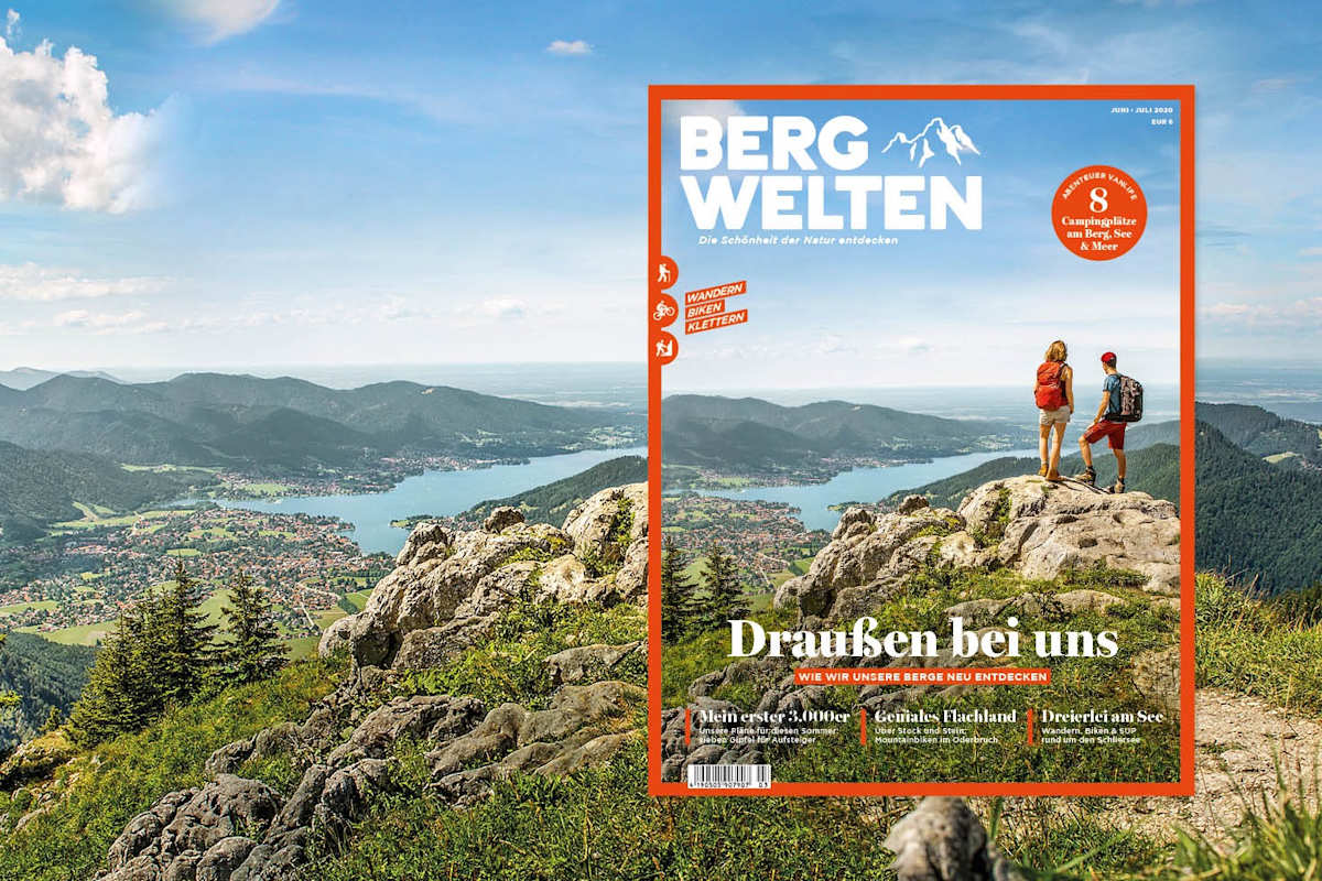 Das aktuelle Bergwelten Magazin (Ausgabe Juni/Juli 2020)