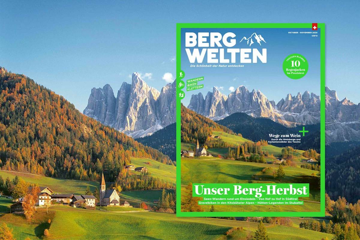 Das aktuelle Bergwelten Magazin (Oktober/November 2020)