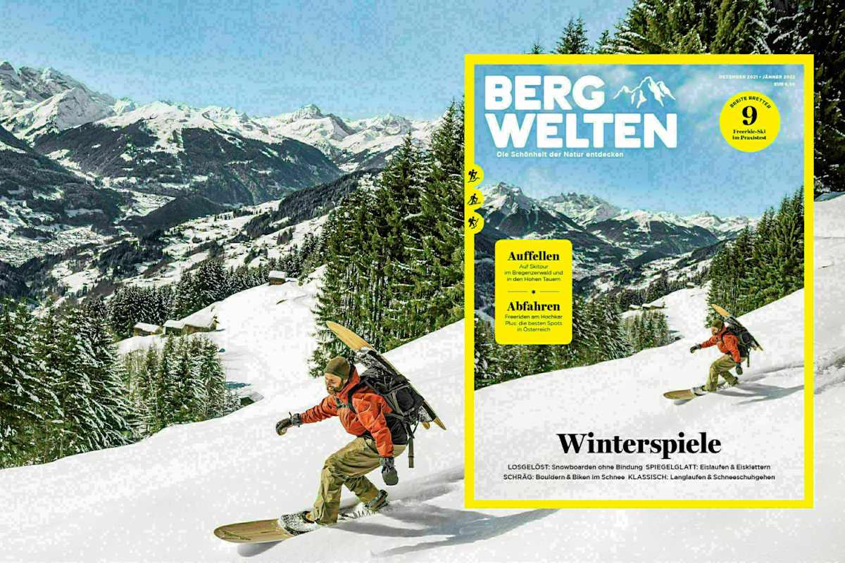Bergwelten Magazin, AT-Ausgabe (Dezember 2021/ Jänner 2022)