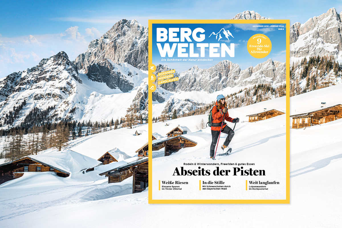 Das aktuelle Bergwelten Magazin (Dezember 2019/Jänner 2020)
