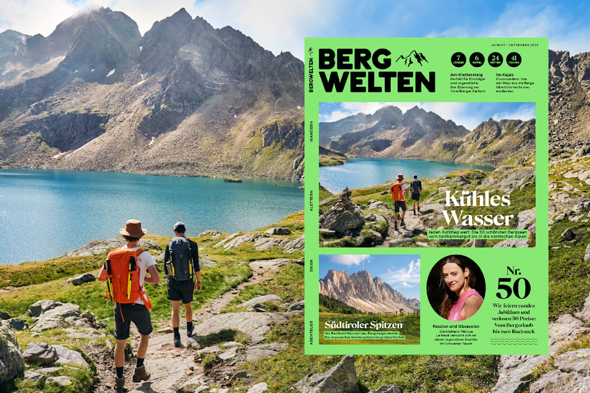 Das aktuelle Bergweltenmagazin August/September 2023