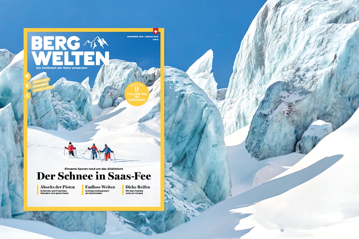 Jetzt überall im Zeitschriftenhandel – das Bergwelten Magazin (Dezember 2019/Januar 2020)