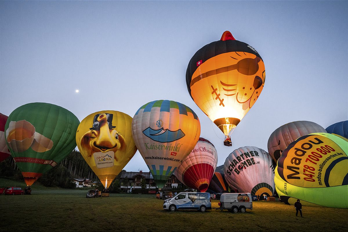 Heißluftballons Brixental