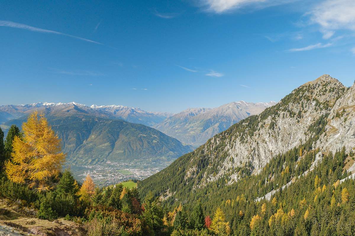Herbstwanderung über Dorf Tirol