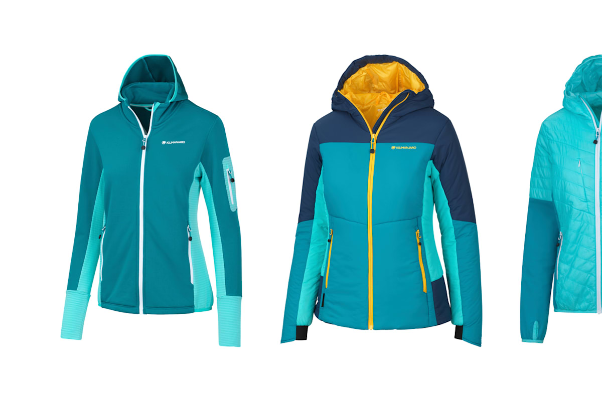 Hervis bietet drei tolle Wanderjacken der Marke Kilimanjaro, die auch gut miteinander kombiniert werden können.