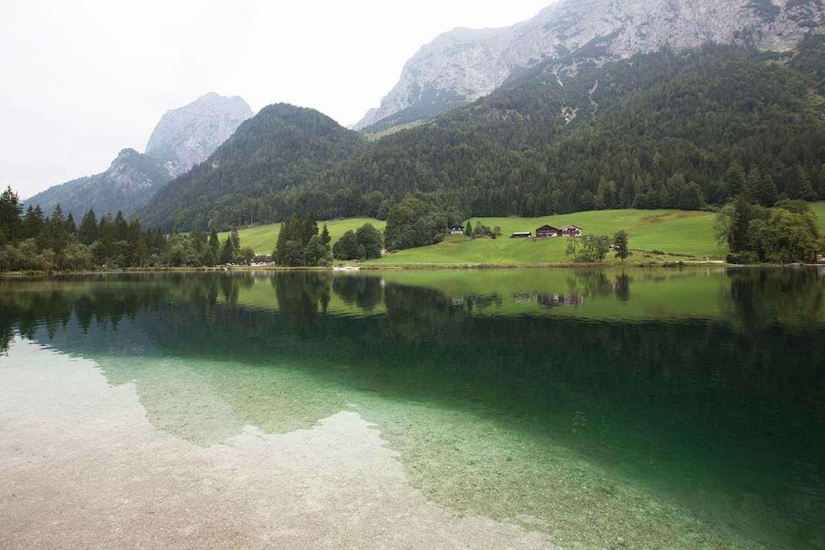 3D-Kartenausschnitt der stadtnahen Wanderung bei Ramsau in Berchtesgaden