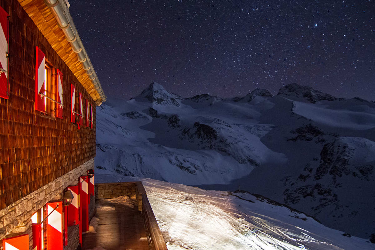 Eine atemberaubende klare Nacht.