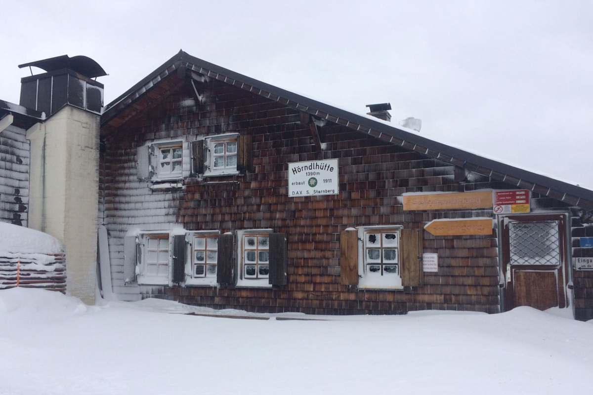Hörnlehütte in Bayern