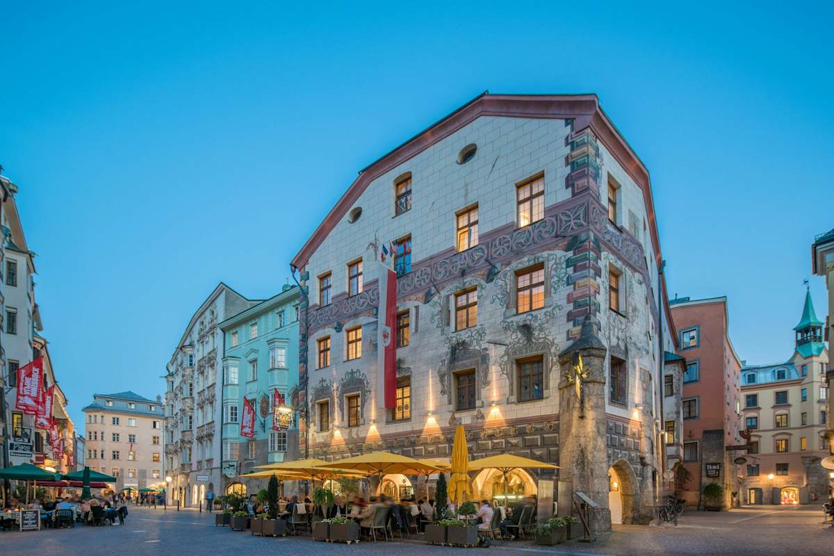Hotel Goldener Adler mitten in der Altstadt von Innsbruck