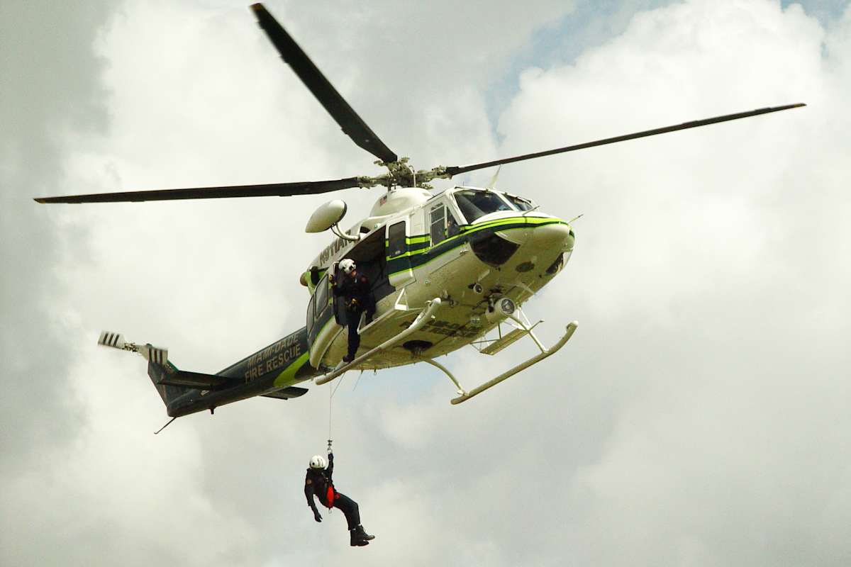 Rettungseinsatz aus der Luft
