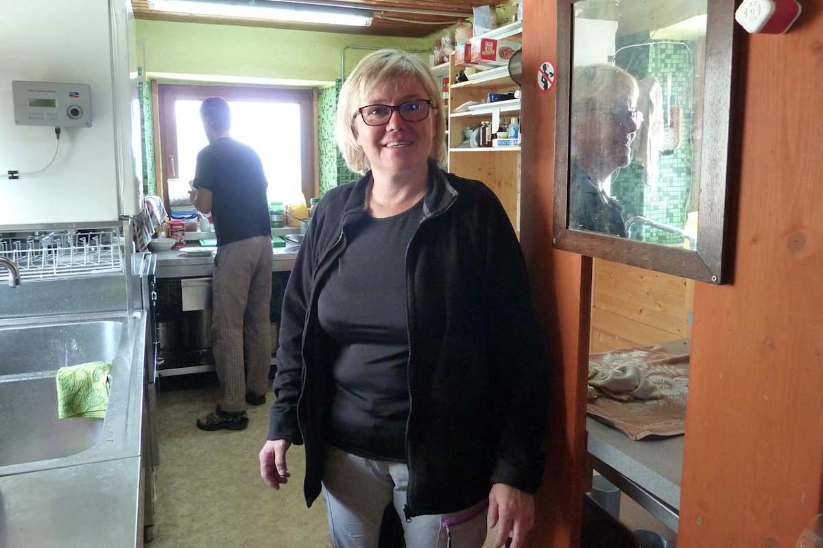 Helga Pratl, Wirtin der Salmhütte in Kärnten