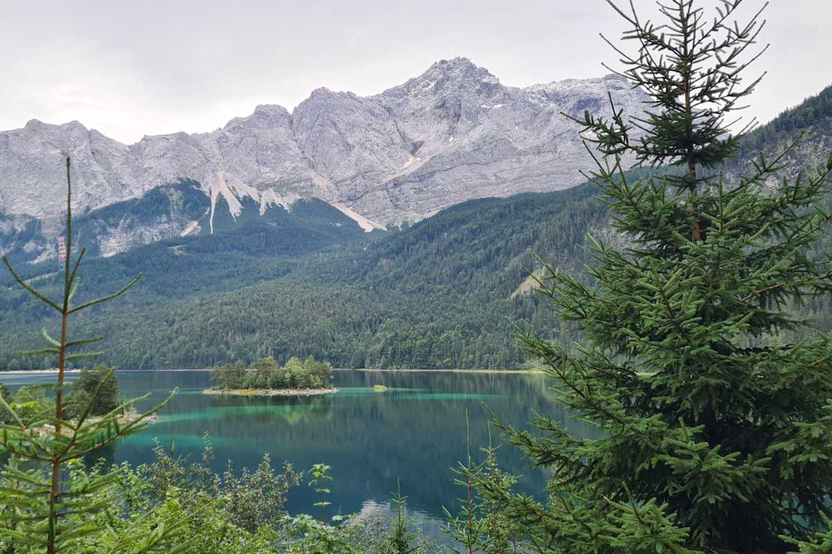 Eibsee, Zugspitze