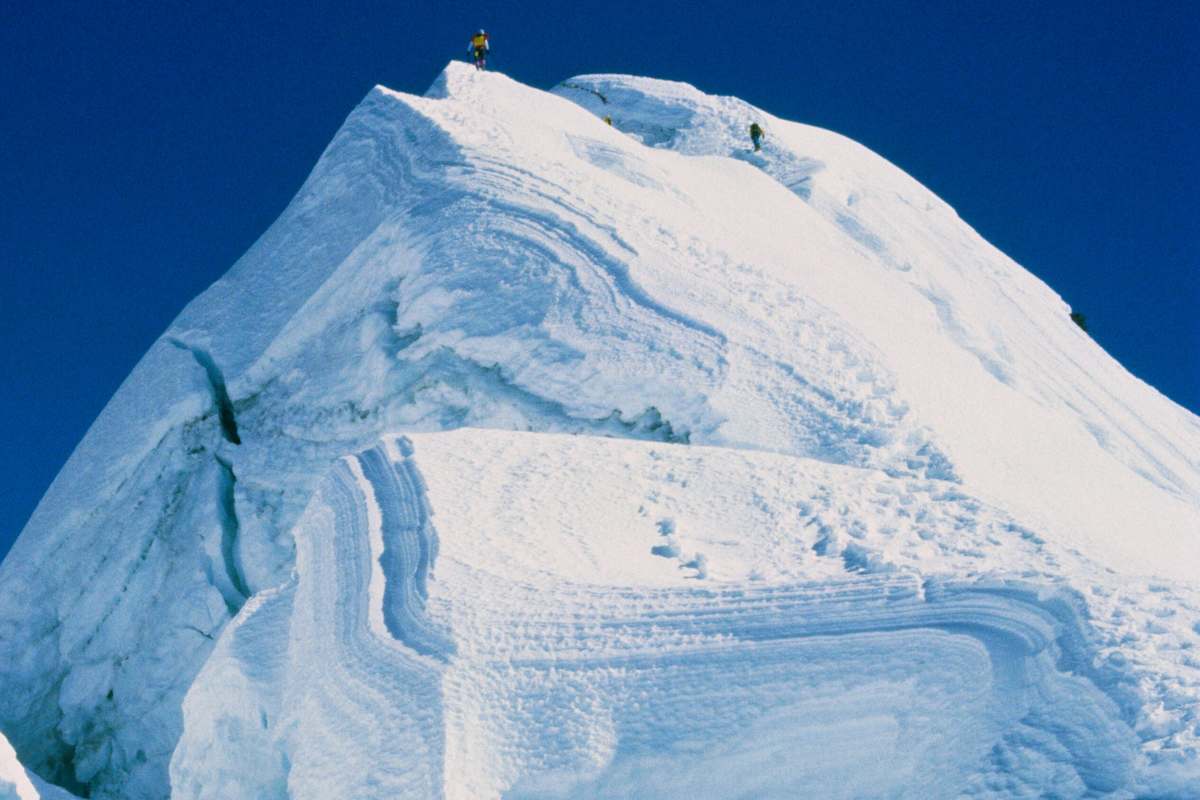 Island Peak im Himalaya in Nepal
