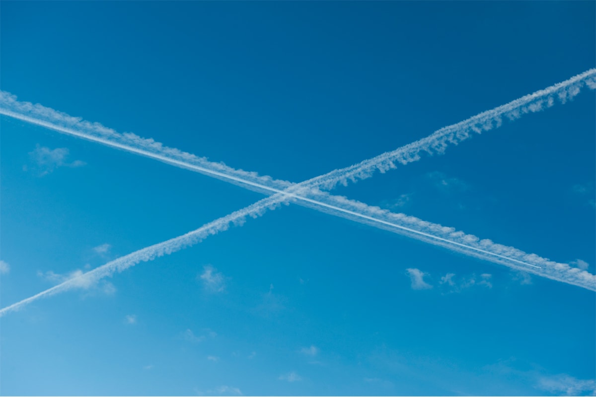 Wetterregel: Kondensstreifen