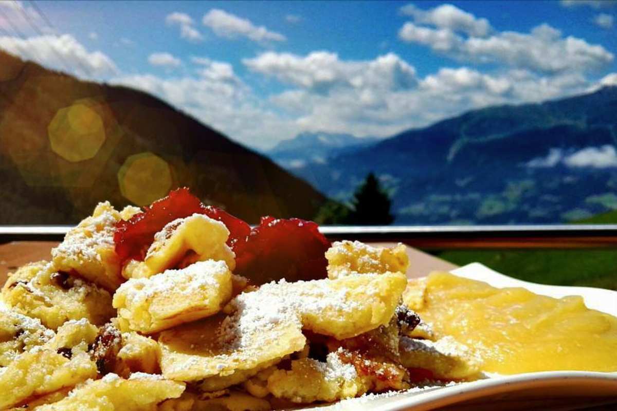Kaiserschmarrn auf der Jausenstation Almluft in Tirol