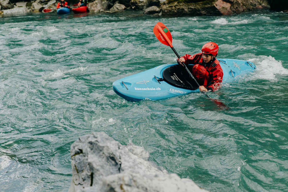 Mit dem Kajak dem Wasser ganz nah