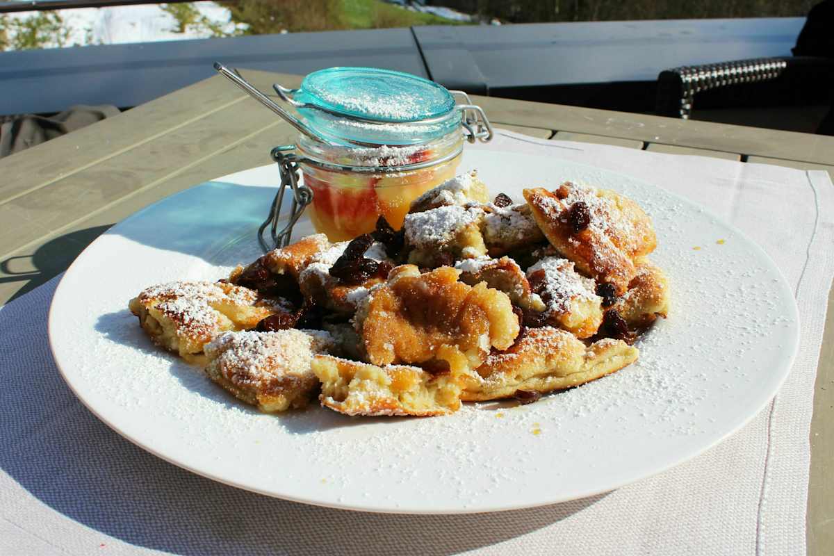 Der Kaiserschmarrn vom Hotel Graseck bei Garmisch-Partenkirchen in Bayern