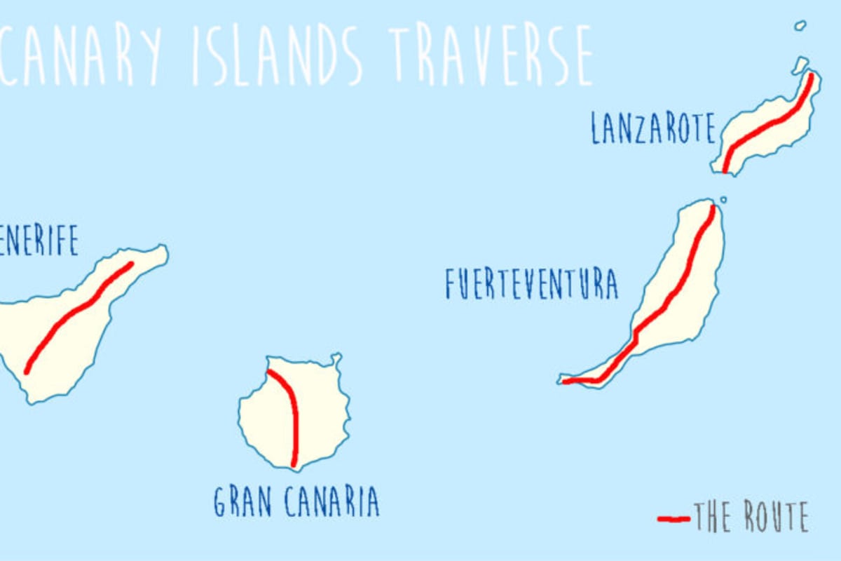 Weitwandern entlang des GR-131 auf den Kanarischen Inseln