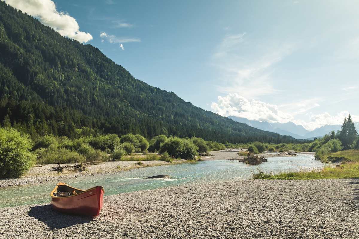 Die Isar bei Vorderriß