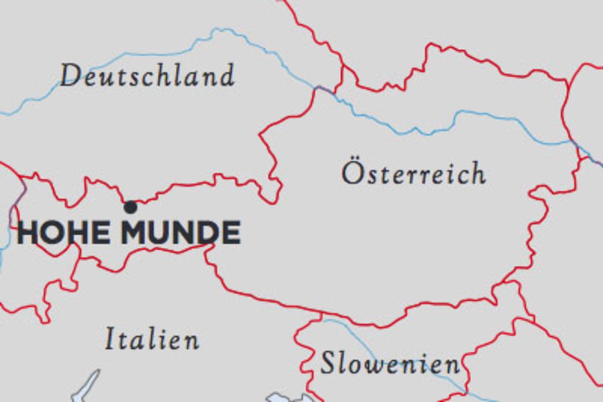 Karte: Hohe Munde in Tirol