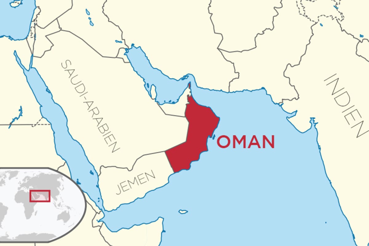 Oman Karte