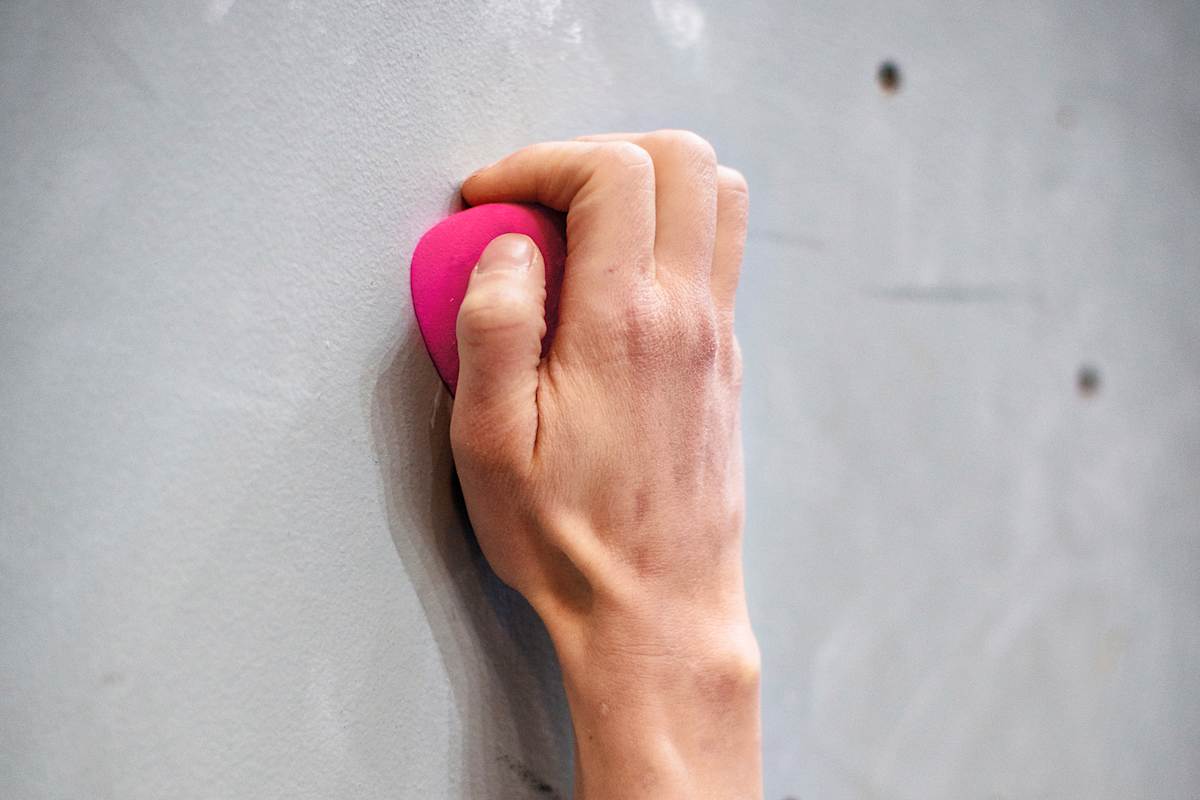 halb aufgestellt klettern