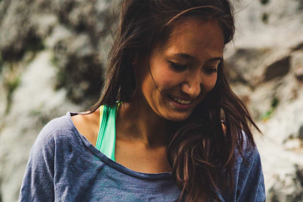 Christine Wu, die Klettererin.
